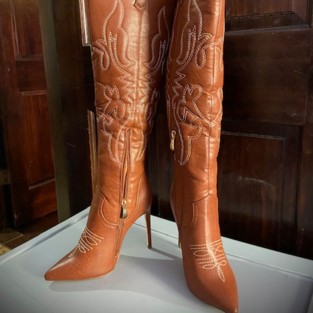 Brown High Heel boots..